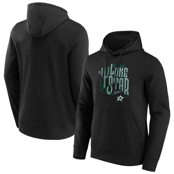 Men's Dallas Stars Black Hometown Graphic Hoodie - Click Image to Close